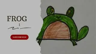 How to draw frog , step-by-step ￼￼