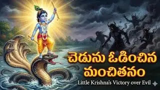 Lord Krishna vs Putana Telugu Stories|  Moral Stories | Neethi kathalu | Kid's Stories