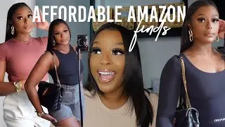 AFFORDABLE FASHION AMAZON FINDS YOU NEED! PUMIEY BODYSUITS & CROP TOPS |SKIMS DUPE? Dominique Dooley