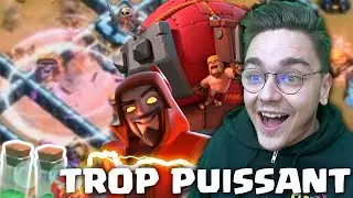 Cette composition hdv 13 EST TELLEMENT PUISSANTE ! Blimp Super sorcier et molosse de glace ! Coc FR