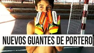 HUGO PRACTICA TIROS DESDE LARGA DISTANCIA + UNBOXING NUEVOS GUANTES DE PORTERO REUSCH COLOR ATTACK