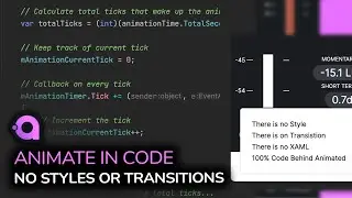 011. Avalonia UI - Animate In Code Behind