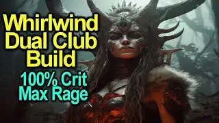 Crit Rage Dual Club Whirlwind Build | Стиль Diablo 2 | Titan Quest 2