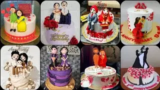 Beautiful Wedding Anniversary Cake Design 2022/Anniversary Cake/Cake Decorating/Romantic Cake Design