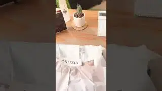 UNBOXING ASMR #aritzia #denimmidiskirt #denimskirtoutfit #fashion #outfit #ootd #fashiontrend
