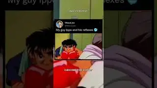 Imagine having reflexes like Ippo🥶🔥 OTAKU