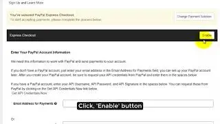 How to Setup Paypal Express Checkout in VPCart 9