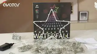 Avatar Smart Waterfall Fairy Lights Holiday Decorations