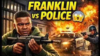 FRANKLIN Broke Into Police Station 😱 | Bomb Escape Challenge