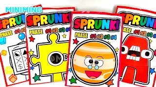 🌈SPRUNKI Blind Bag OC CASI, Jupiter, Puzzle, Alphabet A ASMR Phase 1vs2vs3vs4, Squishy