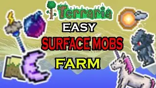 How to Farm Surface Mobs | Easy Setup | Terraria 1.4