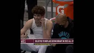 The moment LaMelo Ball learned he was a 2022 NBA All-Star 👀 | #shorts
