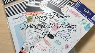 New Happy Planner Spring Haul and Flip Through