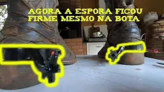 COMO FIXAR A ESPORA NA BOTA DE MONTARIAS || #VidaRústica