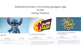 Disney Treasure OnBoard Activities #disney #disneycruise #disneytreasure #cruisingwithkids