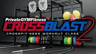 Run It Work It CrossFit WOD (W1, D1) Intermediate | CROSSBLAST 2 🔥 350-450 kcal (FOLLOW ALONG!)