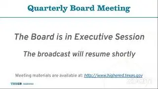 Quarterly Board Meeting 10/23/25