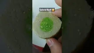 Colored Barfi 😋 | Indian Sweet Snacks #traveltube9800 #shorts