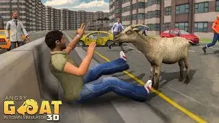 Angry Goat in Town Simulator 3D Goat Frenzy attack