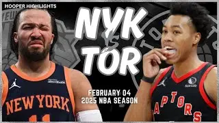 New York Knicks vs Toronto Raptors Full Game Highlights | Feb 4 | 2025 NBA Season