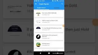 Crypto Signals Cryptocurrency Price Alert Android App Review