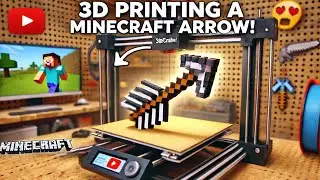 I 3D Printed a Minecraft Arrow at Home &ndash; Does It Actually Work ?