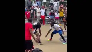Hezi Snatches Defender at Ruckers