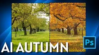 How to Turn Images to Autumn Effect Using AI Tool in Photoshop