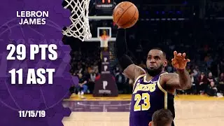 LeBron James dunks all over Nemanja Bjelica in Lakers vs. Kings | 2019-20 NBA Highlights