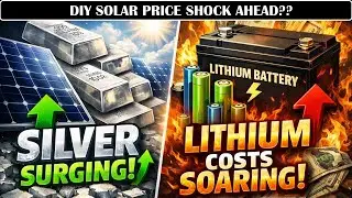 Will Rising Silver & Lithium Prices CRUSH DIY Solar in 2026?