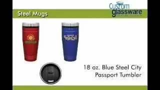Custom Glassware - Steel Mugs