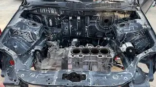 Тест-драйв трансмиссии AWD crv серии B в Civic EK!!!