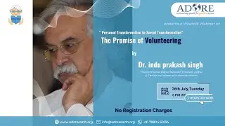 Online Webinar - Personal Transformation to Social Transformation: The Promise of Volunteering