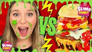 Мой чизбургер Tourette's против ZURU Slime Mart 🍔💥 (Вызов Messy Slime и Хаос)