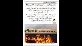 2023 Ag Wildfire Preparedness Webinar