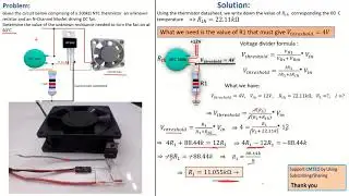 Thermistor MOSFET Fan controller (How to specify the turn ON Temperature) - Part 4