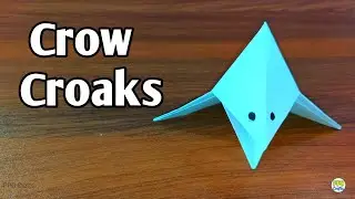 How To Make a Paper Crow Croaks | Origami Paper Crow Croaks | Step by Step | PPO crafts