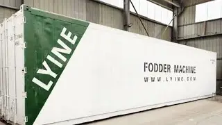 Cut Your Feed Costs: The Lyine Automated Hydroponic Fodder Container Solution