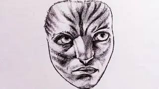 Drawing Avatar: Neytiri (Zoe Saldana) | Drawholic