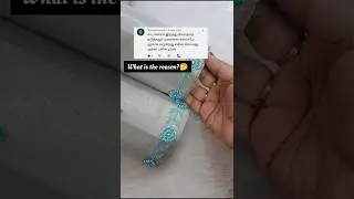 😱⁉️Frame la இருந்து fabric remove பன்னும்போது Beads எல்லாமே loose ஆகுதா🚫#shorts #farhana #fashion
