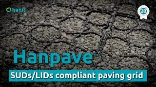 Hanpave &ndash; Permeable paving made from 100% recycled plastic