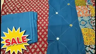 लग गई सबसे बड़ी sale #sale #viral #viralvideo #katranmarket #onlineshopping #trendy #ajrakh #saree