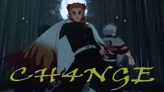【鬼滅のMMD】- CH4NGE - 【煉獄・不死川・冨岡】