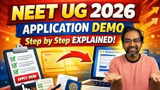 NEET UG 2026 Application Form LIVE 🔥 Full Step-by-Step Demo | Apply Without Mistakes