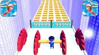Roof Rails, Juice Run, Battery Run, Flying Cut,Stack Ball,AZ.. - Satisfying Mobile Game New Gameplay