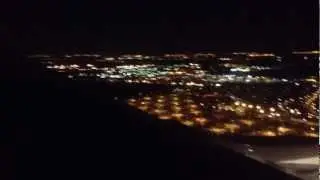 United Airlines A320 Rough Landing & Taxi at Detroit Metro