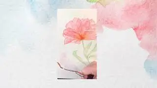 Watercolor Peony & Crow Tutorial | Beginner Step-by-Step Watercolor Painting