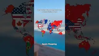 Largest trading partner of each country in the world #geography #europe #map #maps #mapping #world