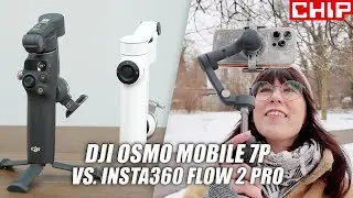 DJI Osmo Mobile 7P vs. Insta360 Flow 2 Pro:  Wer h&auml;lt mit, wer zittert? | CHIP