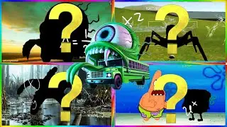 NEW⚡️SpongeBOB🆚School Bus Monster 🆚 Minion Zombie 🆚 Hungry star 🎶 Tiles Hop#16